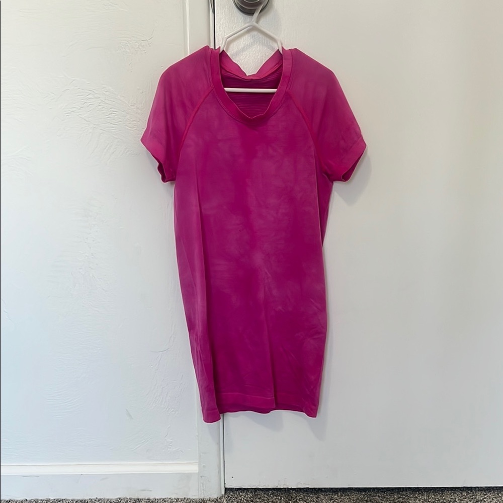 Lululemon Athletica Pink Swiftly Tech Short Sleeve - SIZE 2